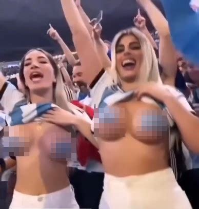 Topless Argentina Fan Breaks Silence By Posting More Naked Vids As She