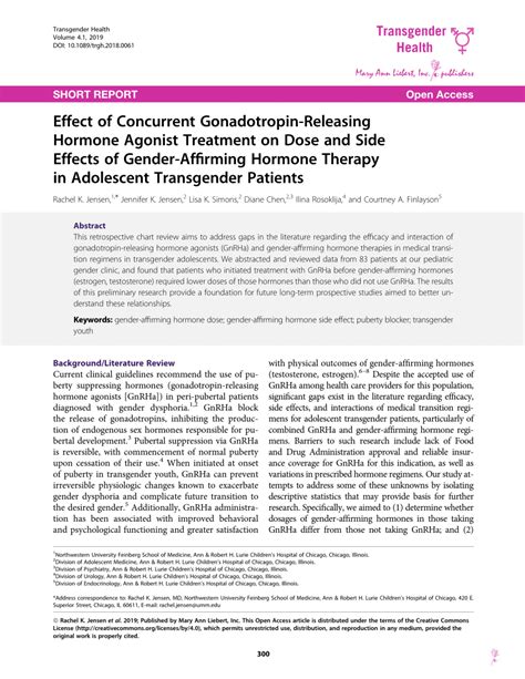 pdf effect of concurrent gonadotropin releasing hormone agonist treatment on dose and side
