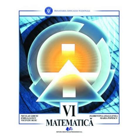 Matematica Manual Clasa A 6 A Edp Ghiciu