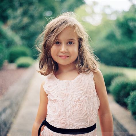 Beautiful Young Girl In A Fancy Dress By Stocksy Contributor Jakob