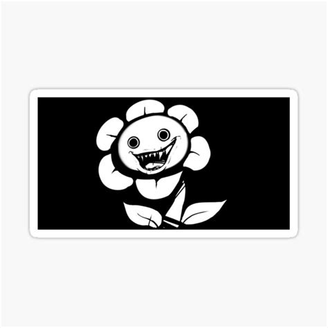 Undertale Sunflower Sticker For Sale By Alfi Red Redbubble
