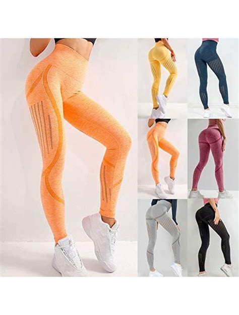 buy aodong famous tik tok leggings women butt lift yoga pants tummy control high waist bubble