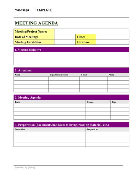 Free Printable Meeting Minutes Form Free Printable Templates