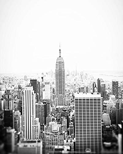 Empire State Building Black And White Photography New York