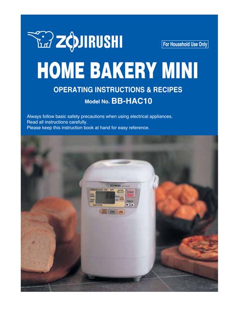 If making on anmother model you may need to adjust amounts. Zojirushi Bread Machine Recipes Pdf - ZOJIRUSHI BBCC-N15 ...