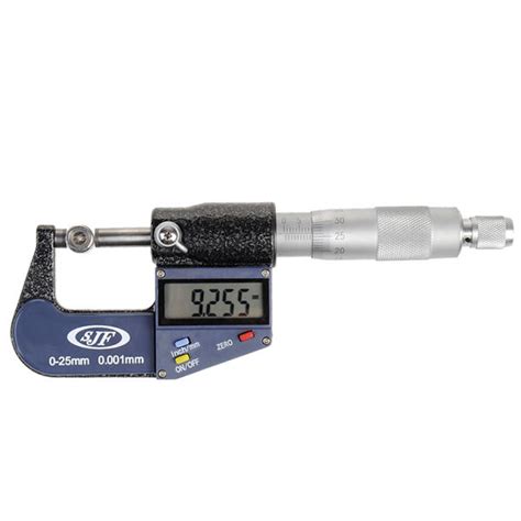 Professional 0 25mm Electronic Digital Micrometer 0001mm Resolution