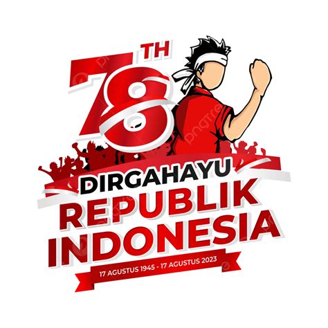 Ucapan Dan Logo Hut Ke Ri Dirgahayu Kemerdekaan Indon Sia Png The
