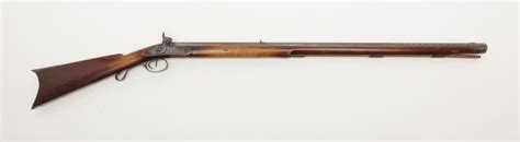 Early Hawken Rifle Marked On The Top Flat Of The Barrel “s Hawken St