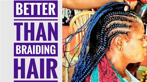 Brazilian Wool Cornrows How To Get Perfect Straight Back Braids Youtube