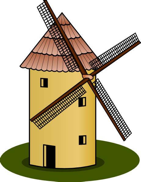 Windmill Clip Art At Clker Vector Clip Art Online Royalty Free