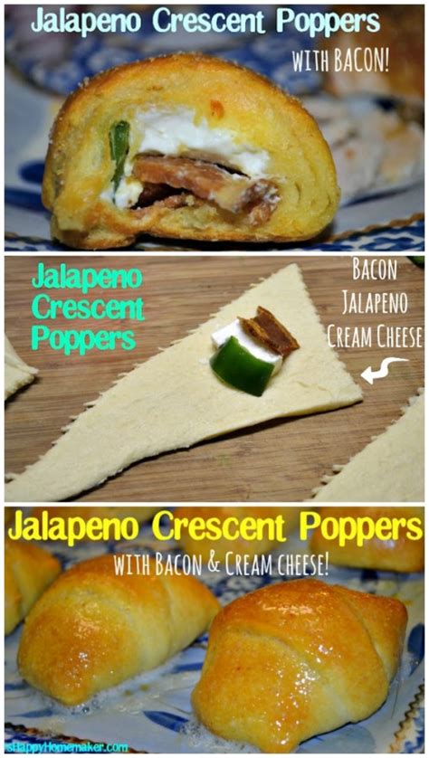 Bacon Jalapeno Crescent Poppers Mrs Happy Homemaker