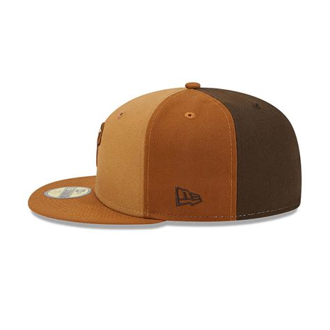 Official New Era Tri Tone Brown Philadelphia Phillies 59fifty Fitted
