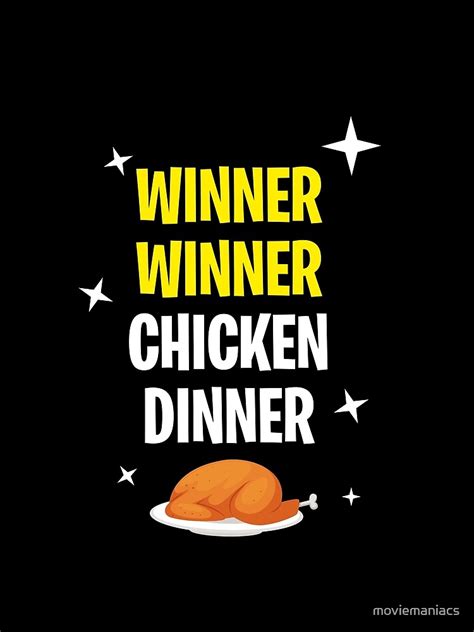 Winner Winner Chicken Dinner T Shirt By Moviemaniacs Redbubble