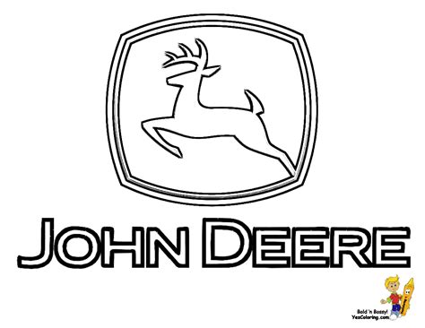 Dibujos Para Colorear Logo De John Deere Dibujosparaimprimires Images