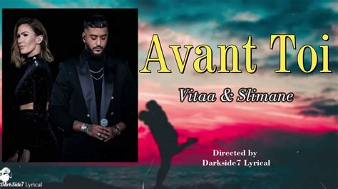 VITAA & SLIMANE - Avant toi (Paroles/Lyrics) - YouTube