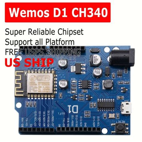 Ota Wemos D1 Ch340 Wifi Arduino Uno R3 Development Board Esp8266 Esp