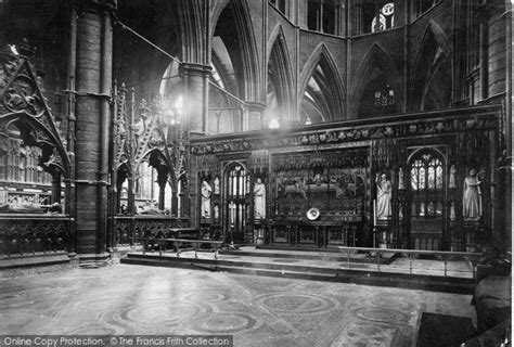 Photo Of London Westminster Abbey Reredos C1890