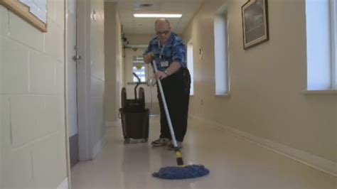 Everybody Loves Him Beloved Ns Janitor Hangs Up Mop After 40 Years