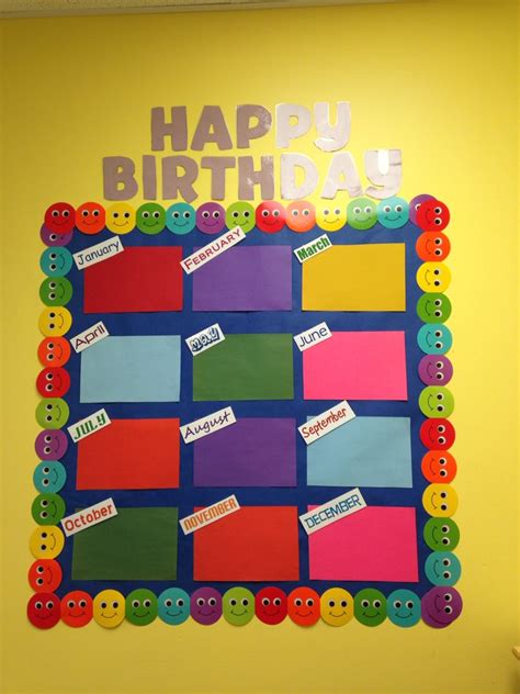 Birthday Charts For School Birthday Charts For Kindergarten Birthday