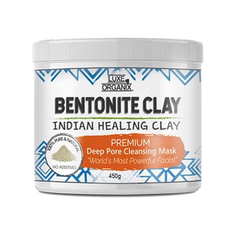 Luxe Organix Bentonite Clay Indian Healing Clay