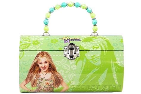 Disney S Hannah Montana Girl S Secret Star Green Tin Lunch Box