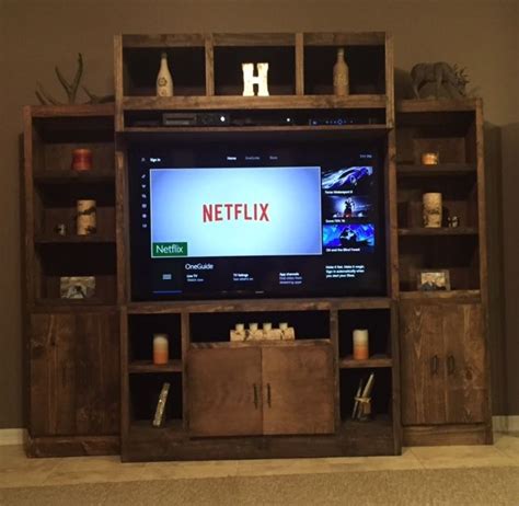 Well the answer is simple. Rustic Entertainment Center | Do It Yourself Home Projects ...