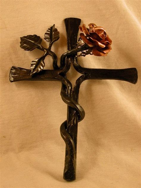 Products include gates, railings, light fixtures, furniture, sculpture, decorative items and much more. More Artists Like wrought iron cross steel rose by AbeDoss ...