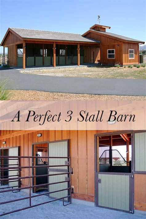 4 Stall Horse Barn Designs