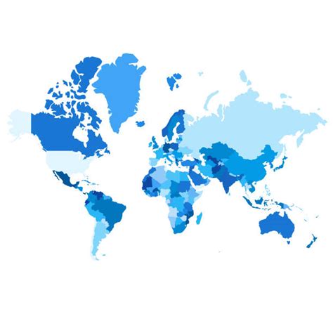 Carte Du Monde Simplifiée Vectoriels Et Illustrations Libres De Droits