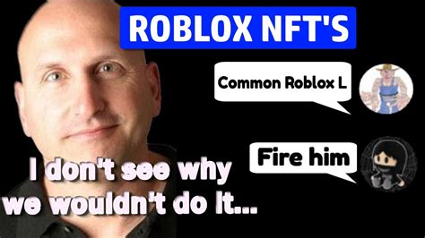 Roblox News Roblox Nfts Youtube
