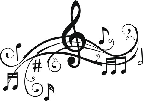 Music Notes Black And White Jazz Music Notes Clipart