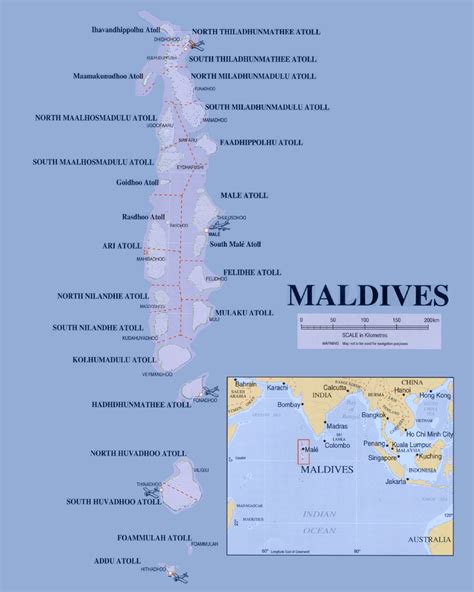 The Maldives Map Cocoa