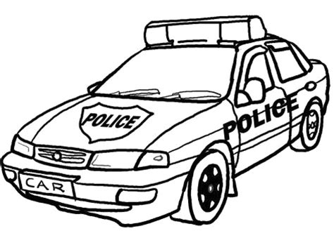 Police Car Coloring Pages Printable Customize And Print