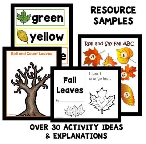 Preschool Fall Leaf Theme Activities Fantastic Fun And Learning