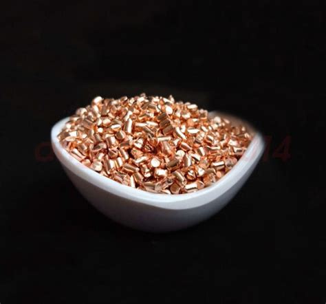100g Pure 99999 Copper Cu Granule Metal 35oz Ebay