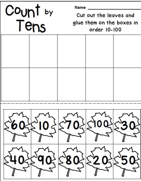 Count By 10s To 100 Worksheet Mirko Busto