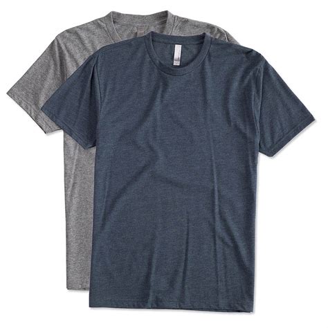 Custom Next Level Tri Blend T Shirt Design Short Sleeve T Shirts