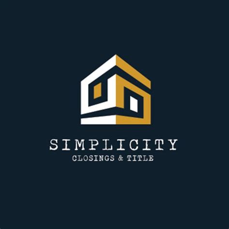 Simplicity Closings And Title Logo Design Logo Design Contest