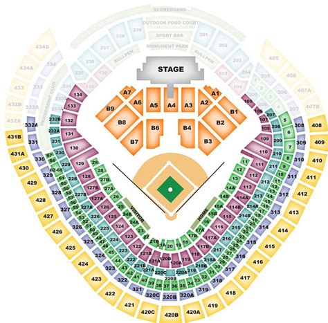 Yankee Stadium Seating Chart Images