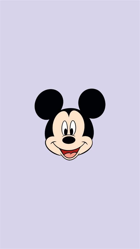 Mickey Mouse Purple Background