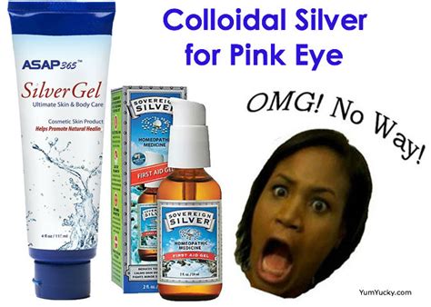 Colloidal Silver For Pink Eye Yep It Worked For My