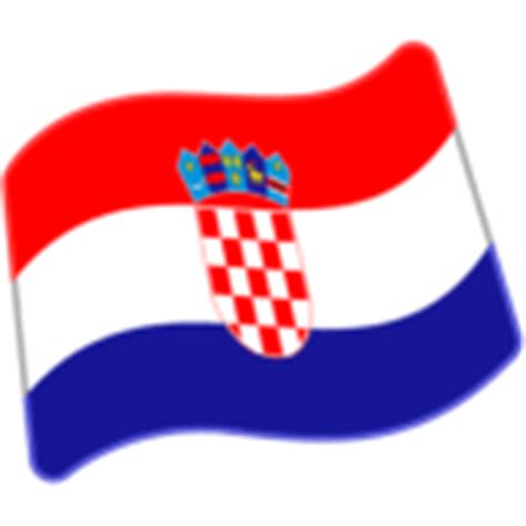 Wir bieten verschiedene ausdrucksformen und variationen der kroatische flagge. Flagge: Kroatien-Emoji