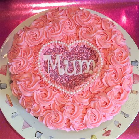 And this is just the first recipe out of several that we're going to share that is healthier. Simple Mother's Day Cake idea | Mothers day cake, Cake ...