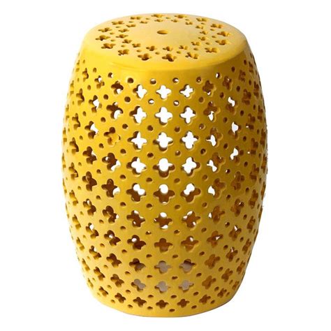 Nadia Garden Stool In Yellow Yellow Decor Yellow Accents Home