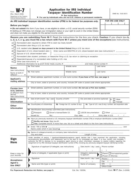 A taxpayer identification number (tin) is an identification number used by the internal revenue service (irs) in the administration of tax laws. Form W-7_Application for IRS Individual Taxpayer ...