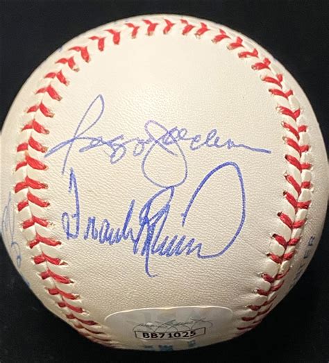 Lot Detail 500 Hr Signed Baseball 8 Signatures Mickey Mantle Ted