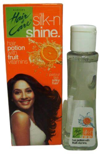 Straight, wavy, curly, and coily hair texture: Marico's Hair & Care Silk n Shine Hair Potion w/Fruit ...