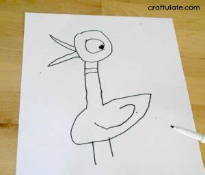 How to draw mo willems pigeon, my son is inspired by mo willems and why not bryan gentry. How to Draw the Mo Willems' Pigeon - Craftulate