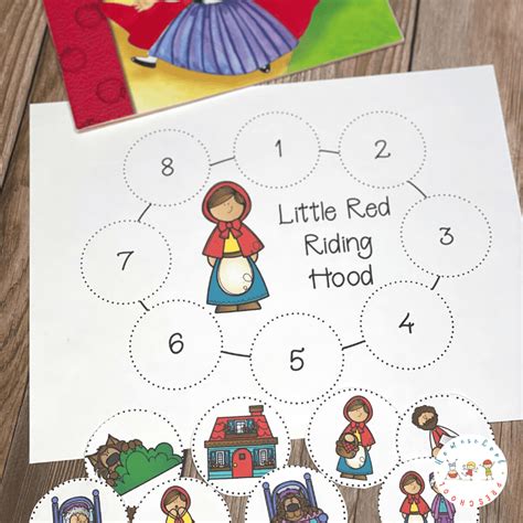 Printable Little Red Riding Hood Sequencing Activity