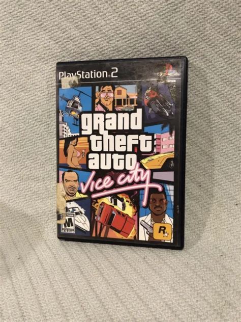 2002 Rockstar Games Grand Theft Auto Vice City Sony Playstation 2 Video